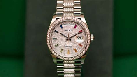 rainbow rolex fake|rolex day date 36 rainbow.